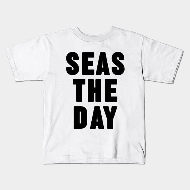 Beach Bum Seas The day Kids T-Shirt by NomiCrafts